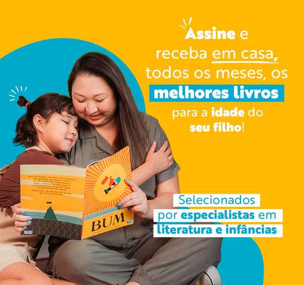 Clube Quindim - Banner principal do clube de livros infantis