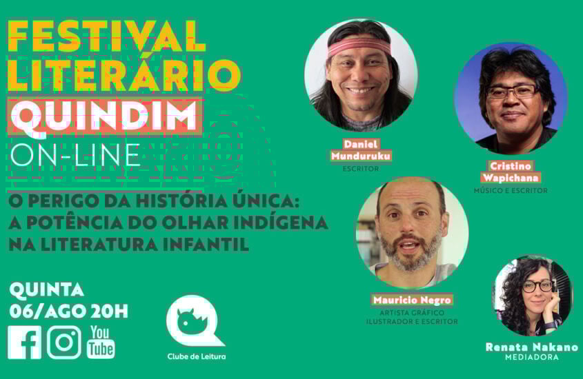 Festival Literário: A POTÊNCIA DO OLHAR INDÍGENA NA LITERATURA INFANTIL